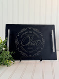 I Can Do All Things – Engraved Slate Tray (Philippians 4:13)
